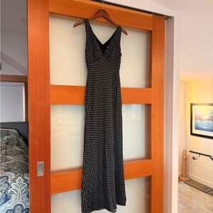 Princess Polly Nellie Maxi Dress Black Polka Dot